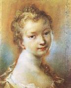 CARRIERA, Rosalba fg Portrait of a Young Girl (mk08) France oil painting reproduction